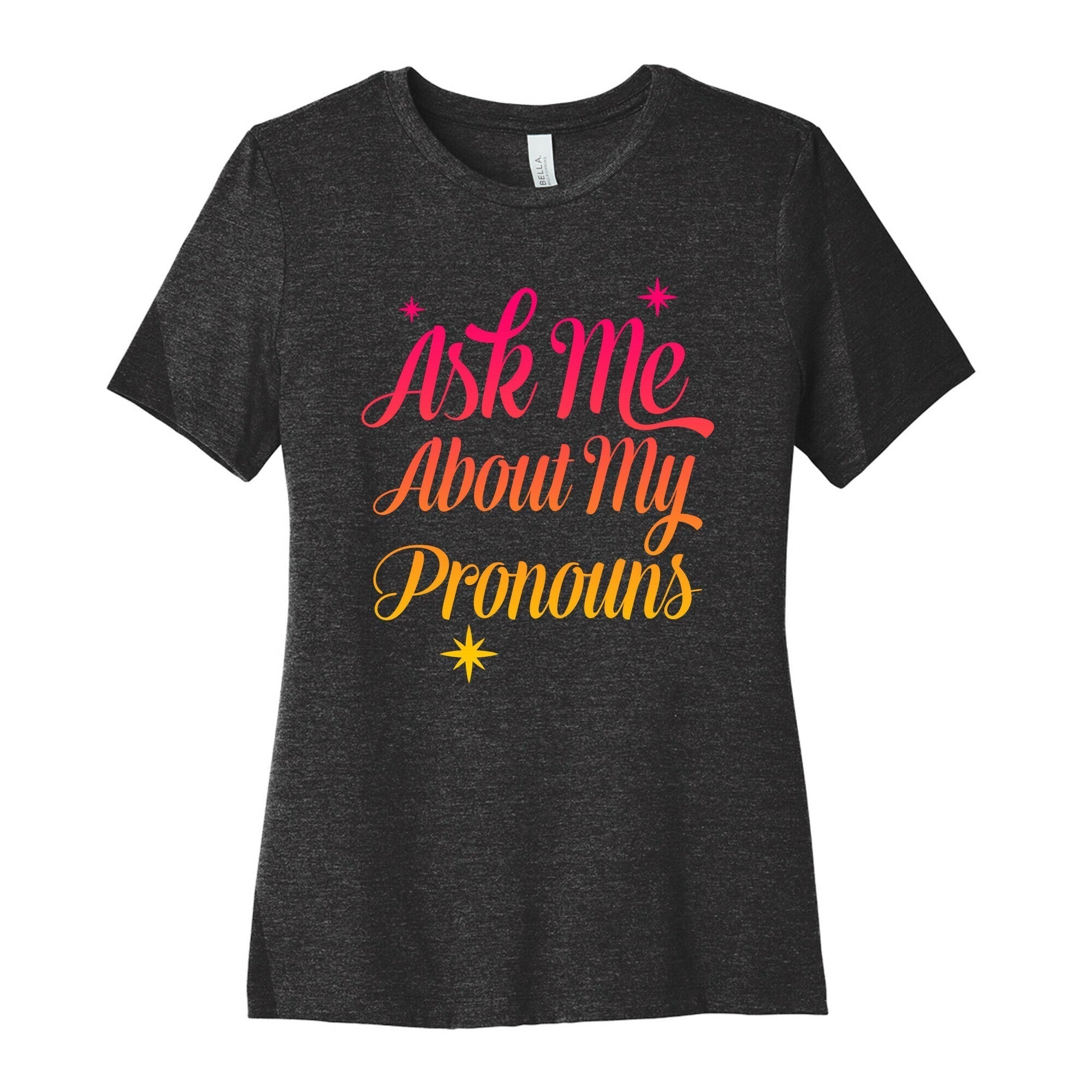 Ask Me About My Pronouns Cotton T-Shirts, Hoodie, Sweatshirt - T-Shirt, Sweatshirt, Hoodie