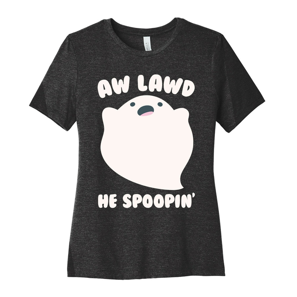 Aw Lawd He Spoopin' Ghost Parody White Print Cotton T-Shirts, Hoodie, Sweatshirt - T-Shirt, Sweatshirt, Hoodie