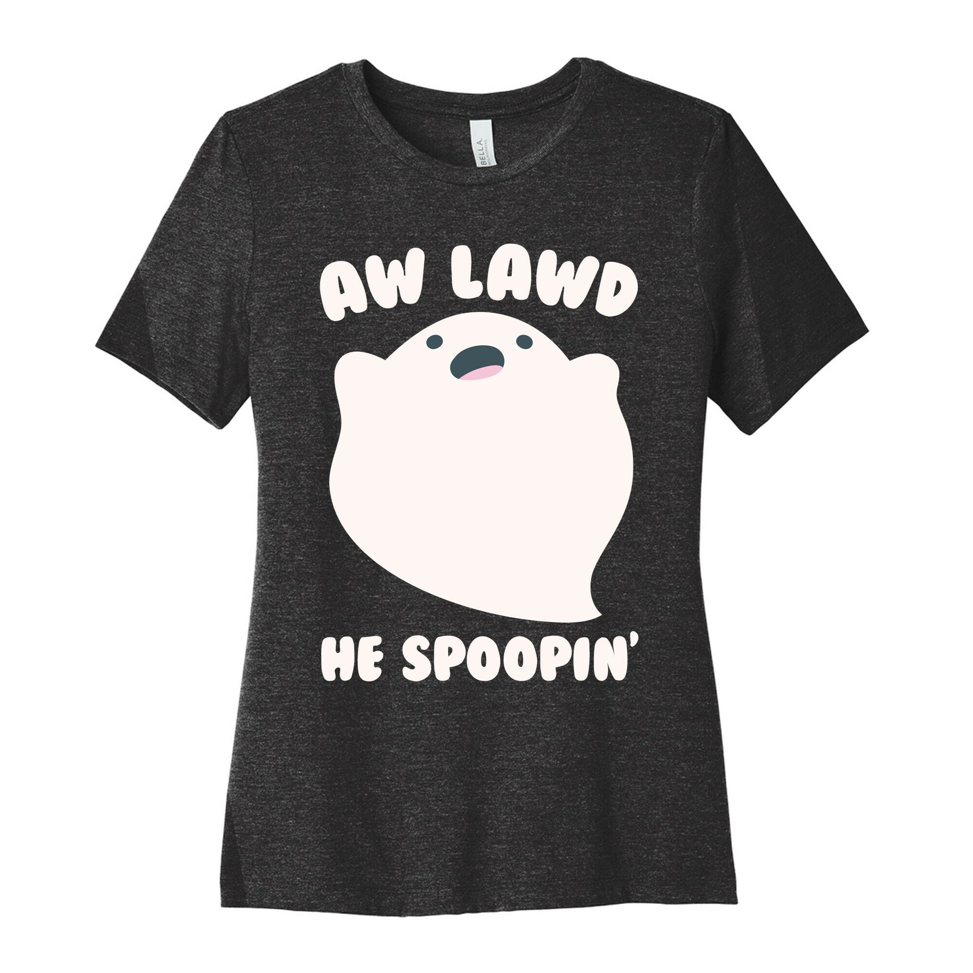 Aw Lawd He Spoopin' Ghost Parody White Print Cotton T-Shirts, Hoodie, Sweatshirt - T-Shirt, Sweatshirt, Hoodie
