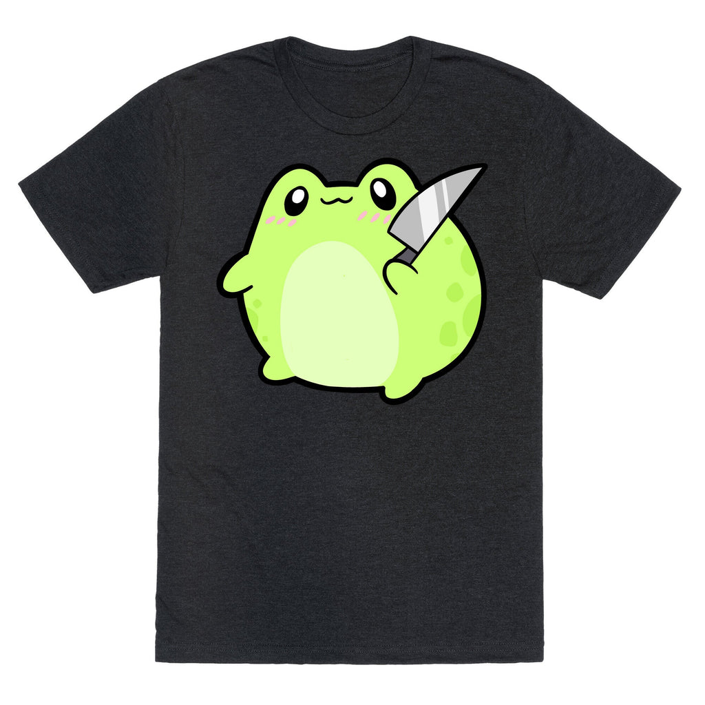 Cute Froggie Knife Triblend T-Shirts, Hoodie, Sweatshirt - T-Shirt, Sweatshirt, Hoodie