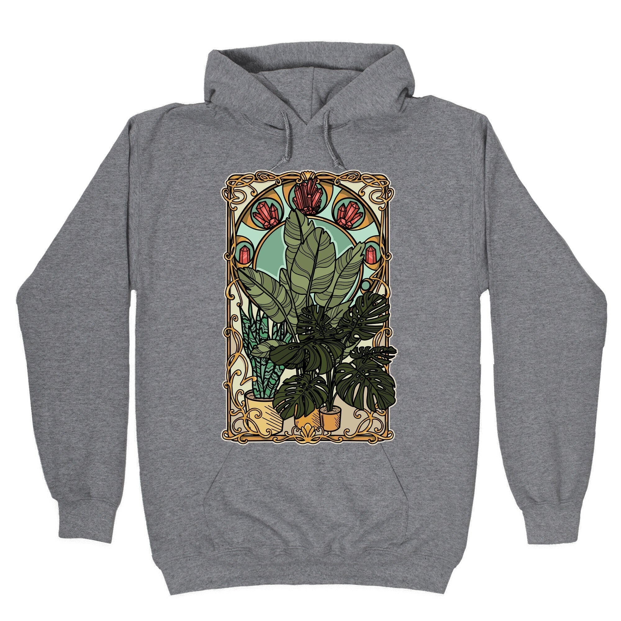 Art Nouveau House Plants T-Shirts, Hoodie, Sweatshirt - T-Shirt, Sweatshirt, Hoodie
