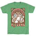 Art Nouveau Kitsune Triblend T-Shirts, Hoodie, Sweatshirt - T-Shirt, Sweatshirt, Hoodie