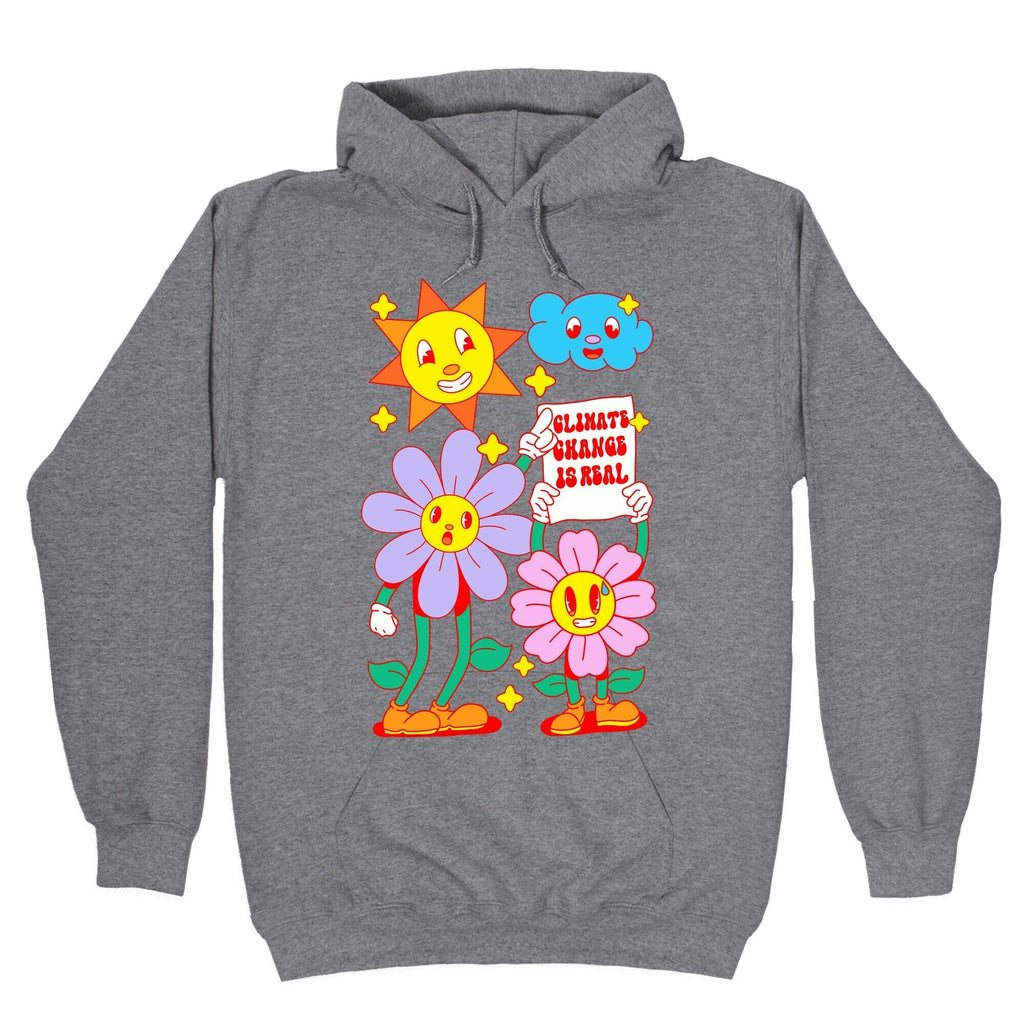Climate Change Is Real Cartoon T-Shirts, Hoodie, Sweatshirt - T-Shirt, Sweatshirt, Hoodie