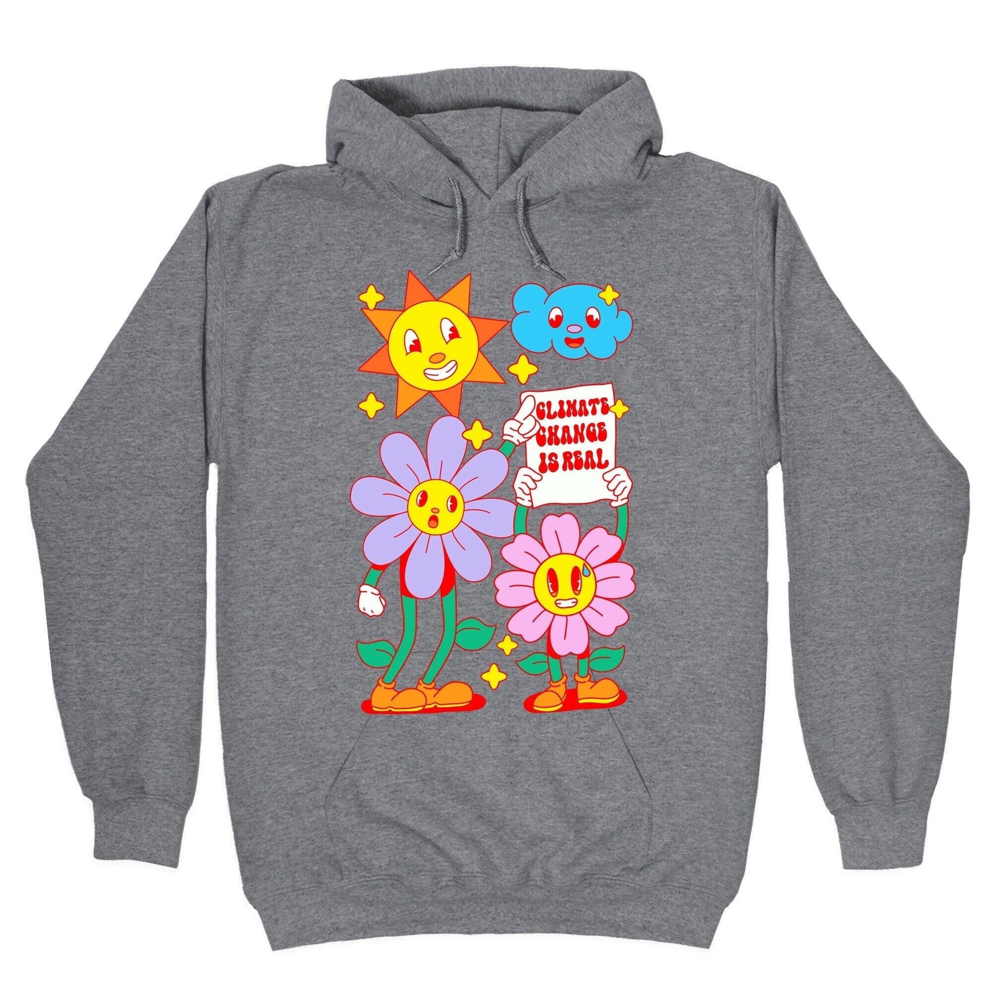 Climate Change Is Real Cartoon T-Shirts, Hoodie, Sweatshirt - T-Shirt, Sweatshirt, Hoodie