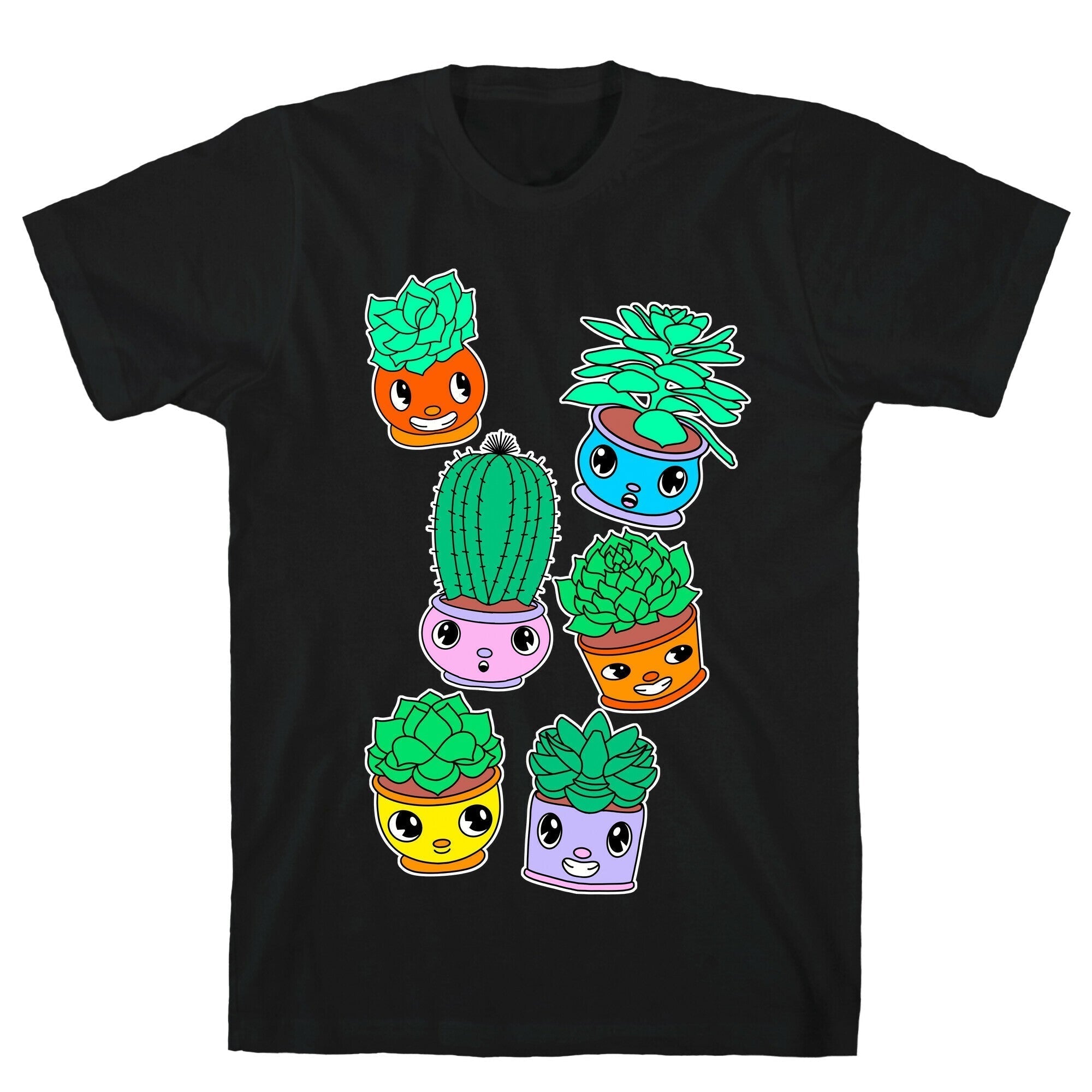 Cute Cartoon Succulents T-Shirts, Hoodie, Sweatshirt - T-Shirt, Sweatshirt, Hoodie