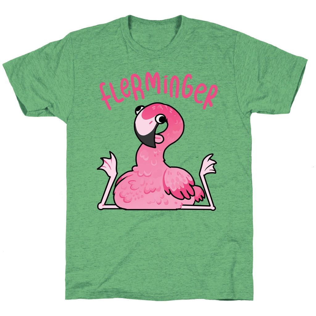 Derpy Flamingo Flerminger Triblend T-Shirts, Hoodie, Sweatshirt - T-Shirt, Sweatshirt, Hoodie