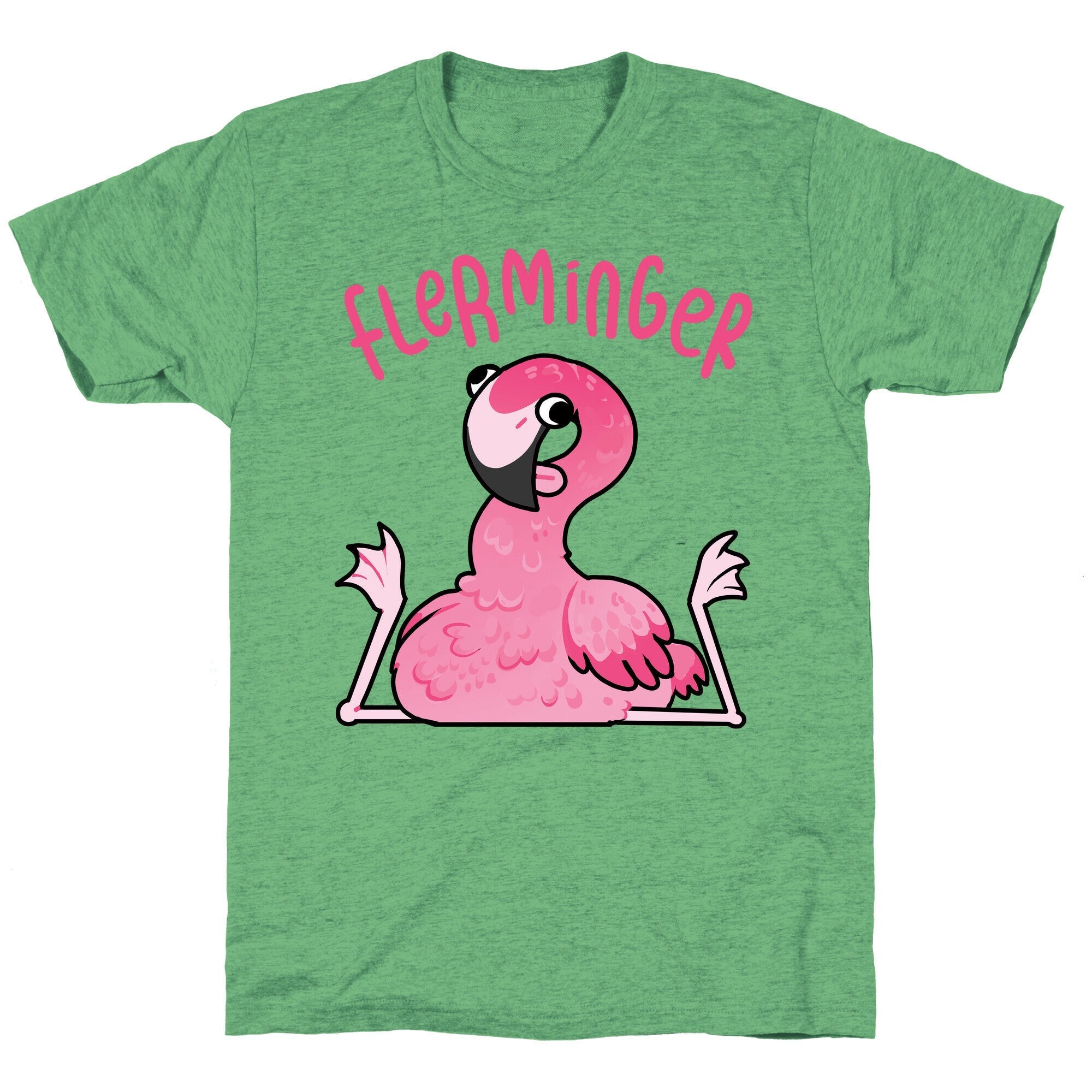 Derpy Flamingo Flerminger Triblend T-Shirts, Hoodie, Sweatshirt - T-Shirt, Sweatshirt, Hoodie