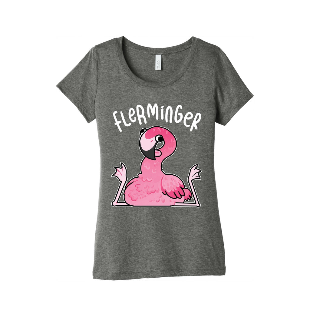 Derpy Flamingo Flerminger Triblend T-Shirts, Hoodie, Sweatshirt - T-Shirt, Sweatshirt, Hoodie