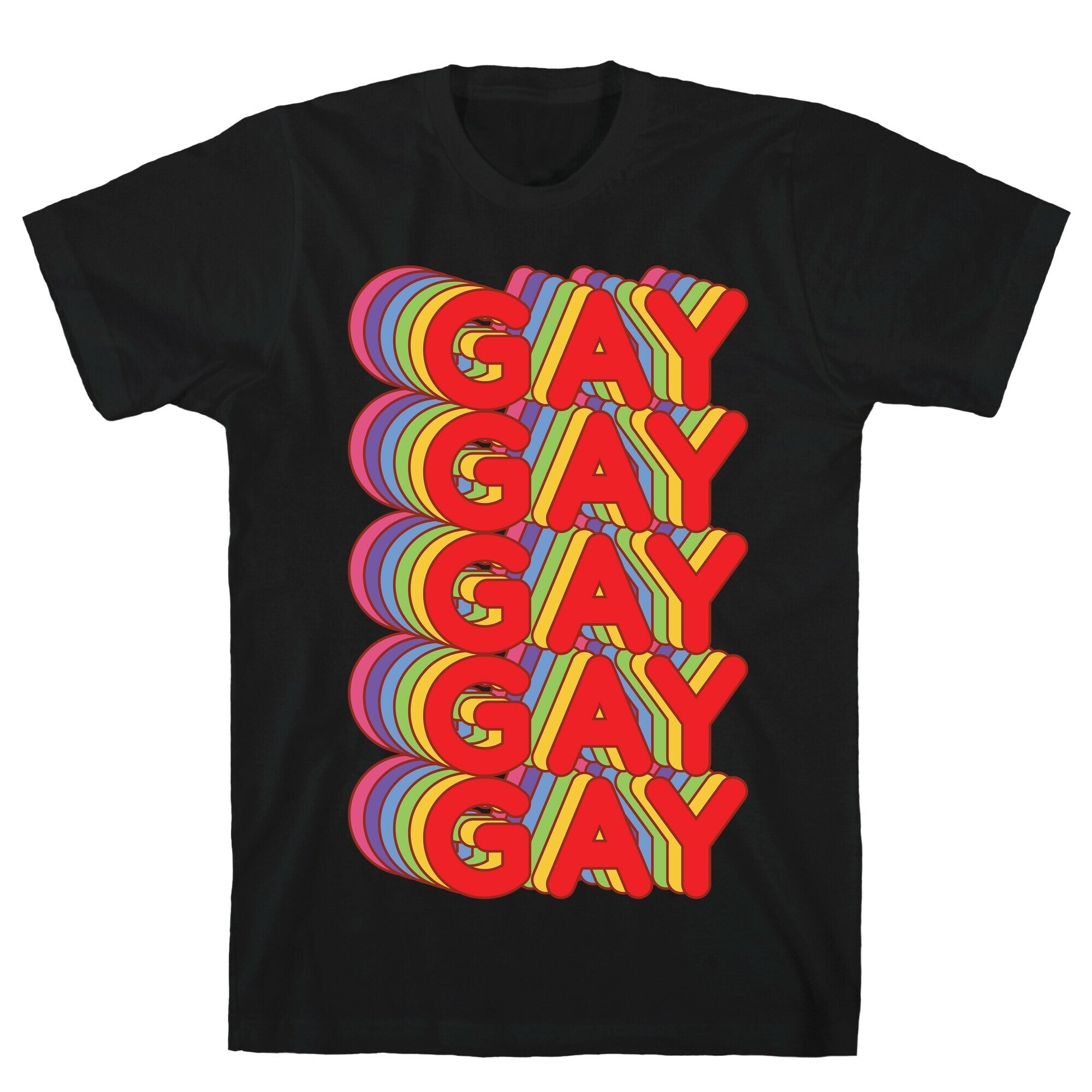 Gay Retro Rainbow T-Shirts, Hoodie, Sweatshirt - T-Shirt, Sweatshirt, Hoodie