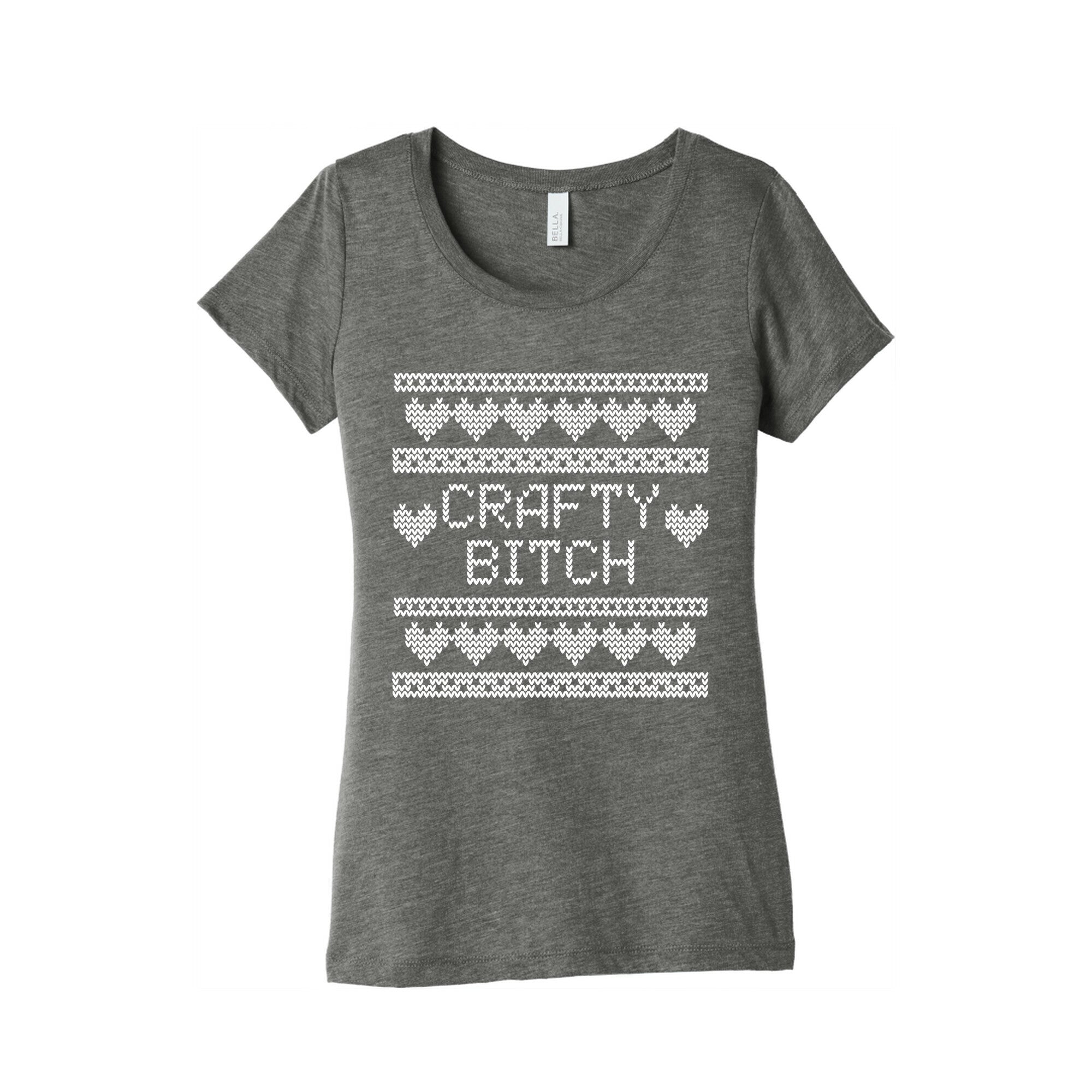 Crafty Bitch Knitting Pattern Triblend T-Shirts, Hoodie, Sweatshirt - T-Shirt, Sweatshirt, Hoodie