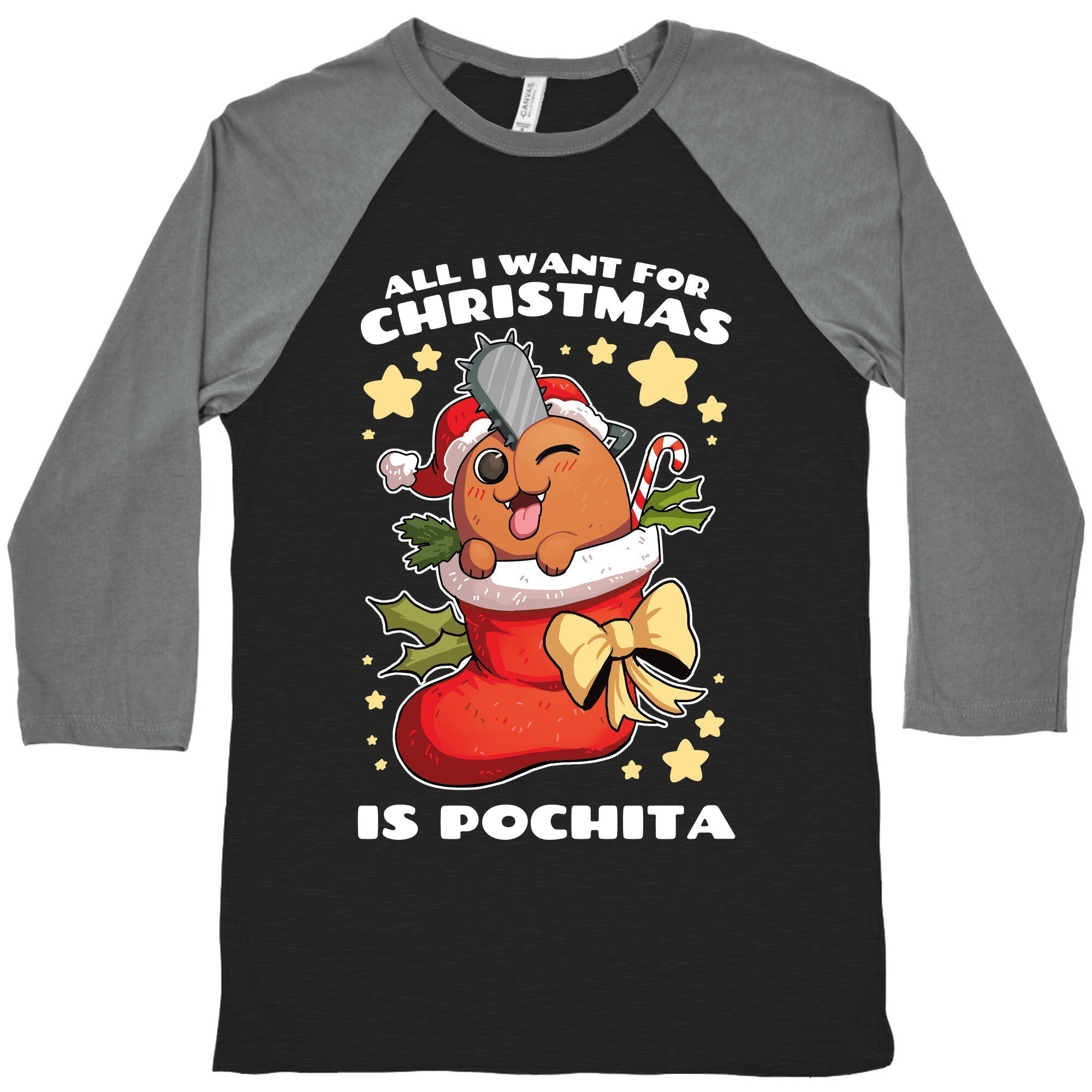 All I Want Is Pochita Baseball T-Shirts, Hoodie, Sweatshirt - T-Shirt, Sweatshirt, Hoodie