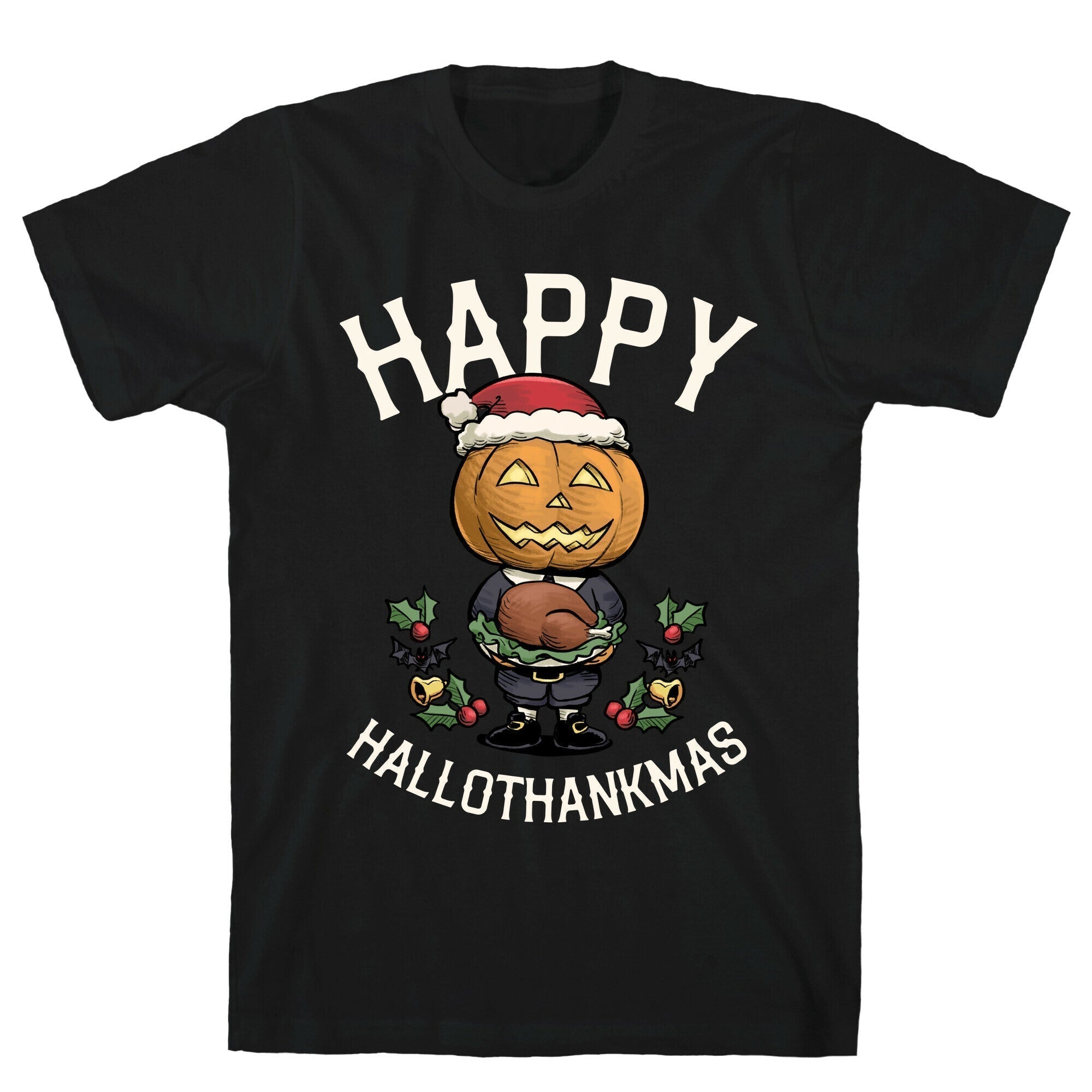 Happy Hallothankmas T-Shirts, Hoodie, Sweatshirt - T-Shirt, Sweatshirt, Hoodie