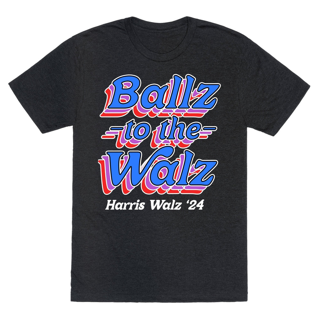 Ballz Walz (Harris Walz 2024) Triblend Style001 T-Shirts, Hoodie, Sweatshirt - T-Shirt, Sweatshirt, Hoodie