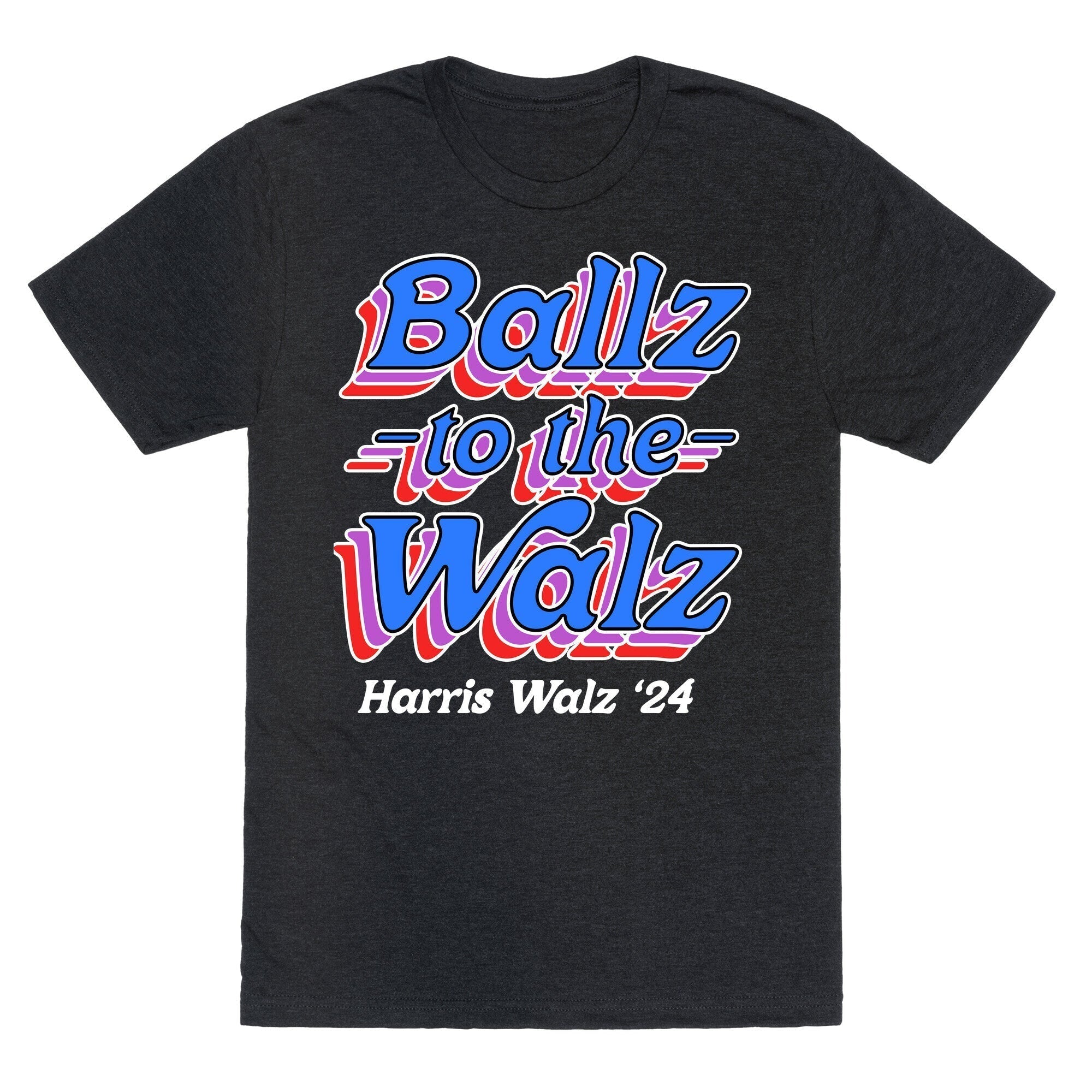 Ballz Walz (Harris Walz 2024) Triblend Style001 T-Shirts, Hoodie, Sweatshirt - T-Shirt, Sweatshirt, Hoodie