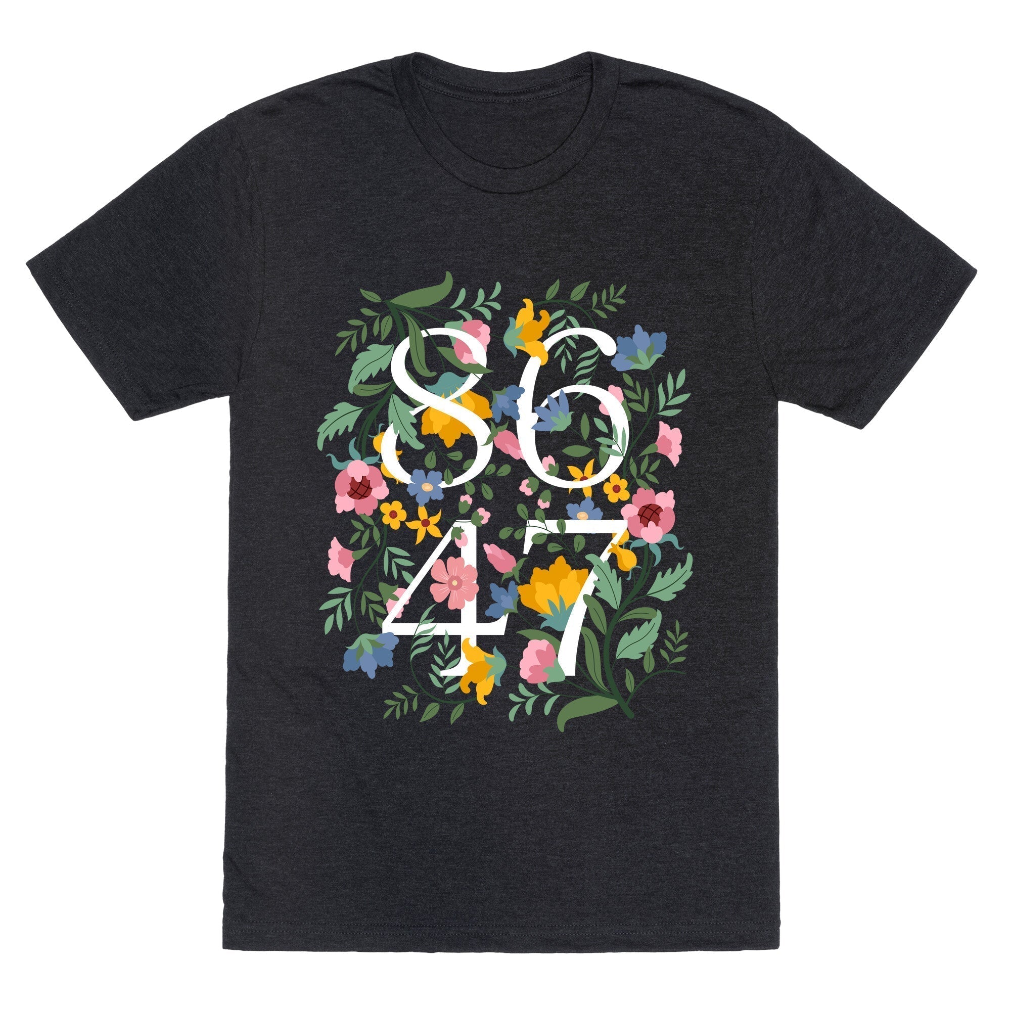 8647 Anti Trump Floral Triblend T-Shirts, Hoodie, Sweatshirt - T-Shirt, Sweatshirt, Hoodie