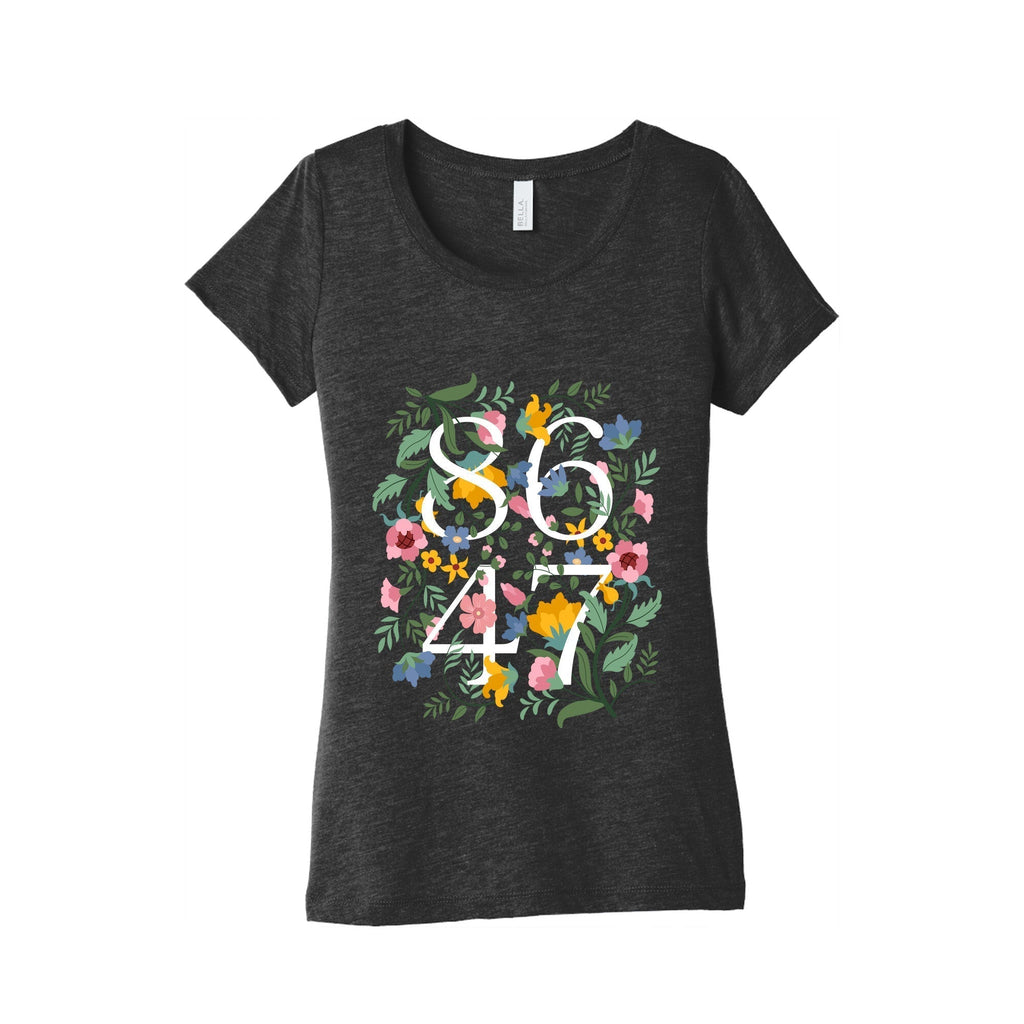 8647 Anti Trump Floral Triblend T-Shirts, Hoodie, Sweatshirt - T-Shirt, Sweatshirt, Hoodie