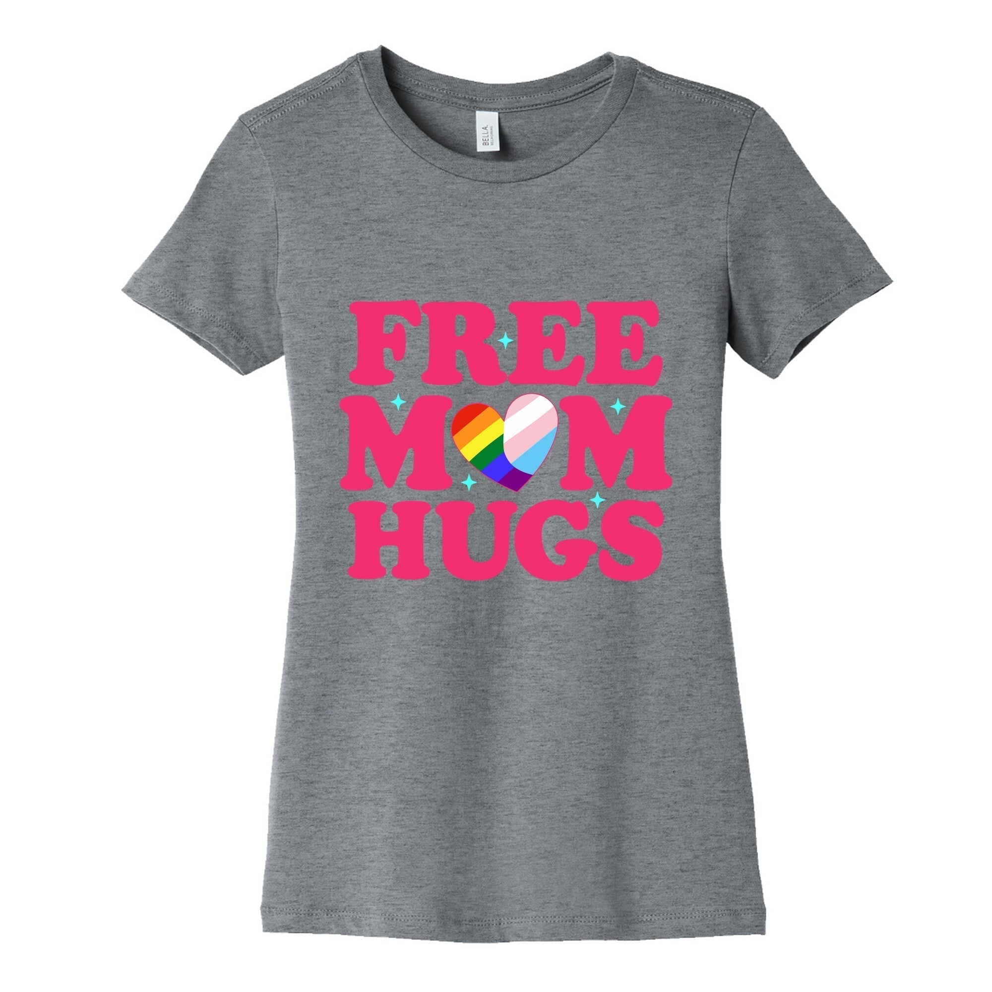 Free Mom Hugs Pride Cotton T-Shirts, Hoodie, Sweatshirt - T-Shirt, Sweatshirt, Hoodie