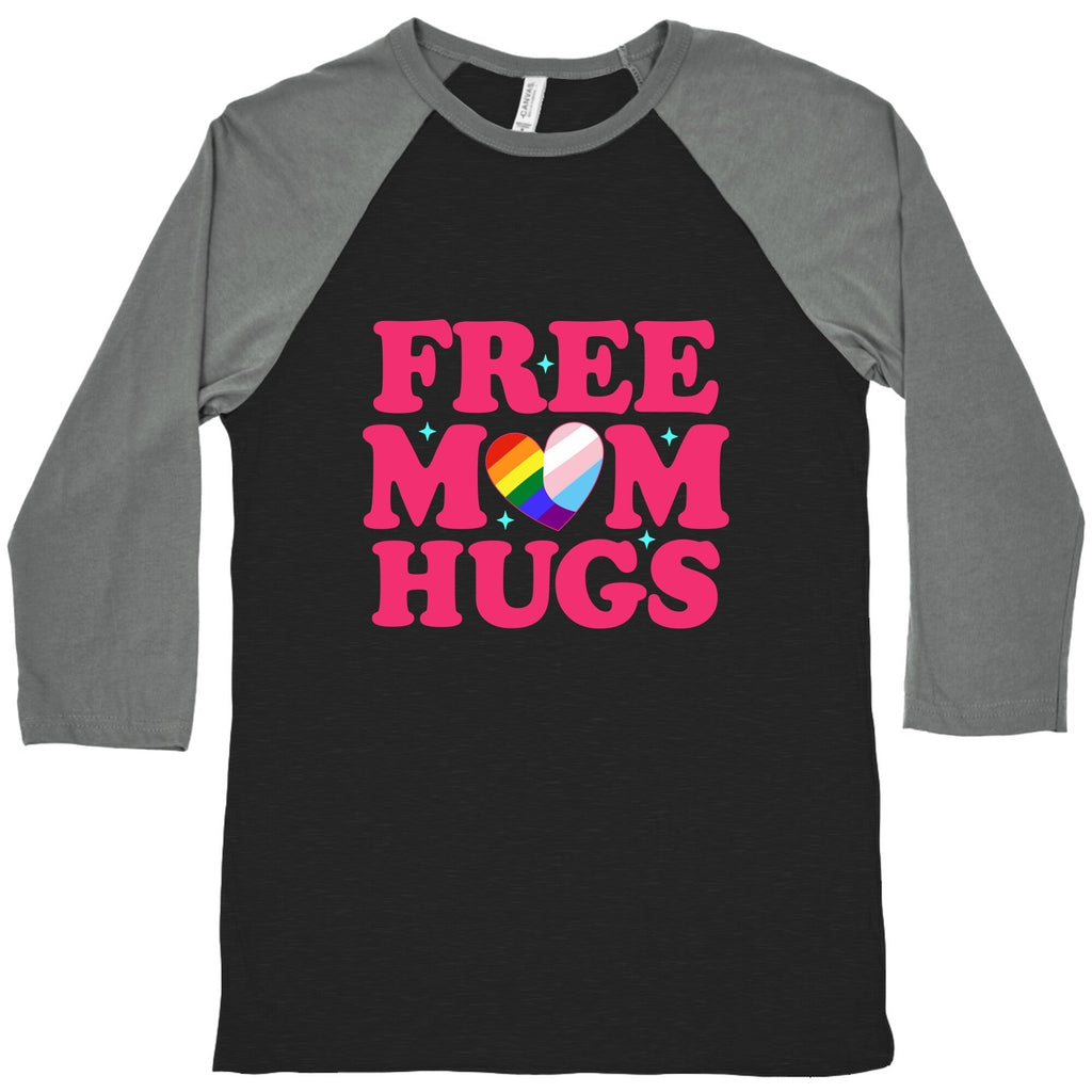 Free Mom Hugs Pride Baseball T-Shirts, Hoodie, Sweatshirt - T-Shirt, Sweatshirt, Hoodie