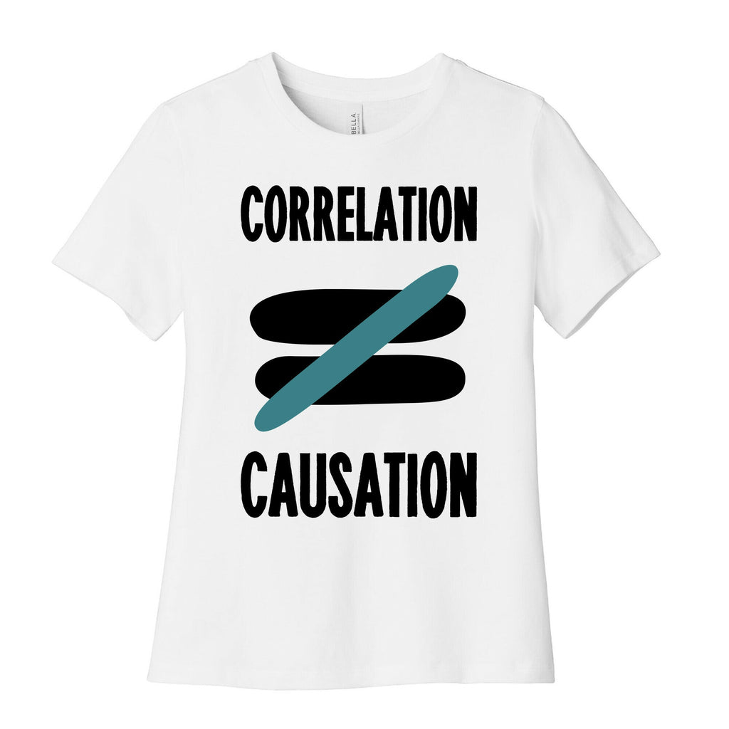 Correlation Does Not Equal Causation Cotton T-Shirts, Hoodie, Sweatshirt - T-Shirt, Sweatshirt, Hoodie