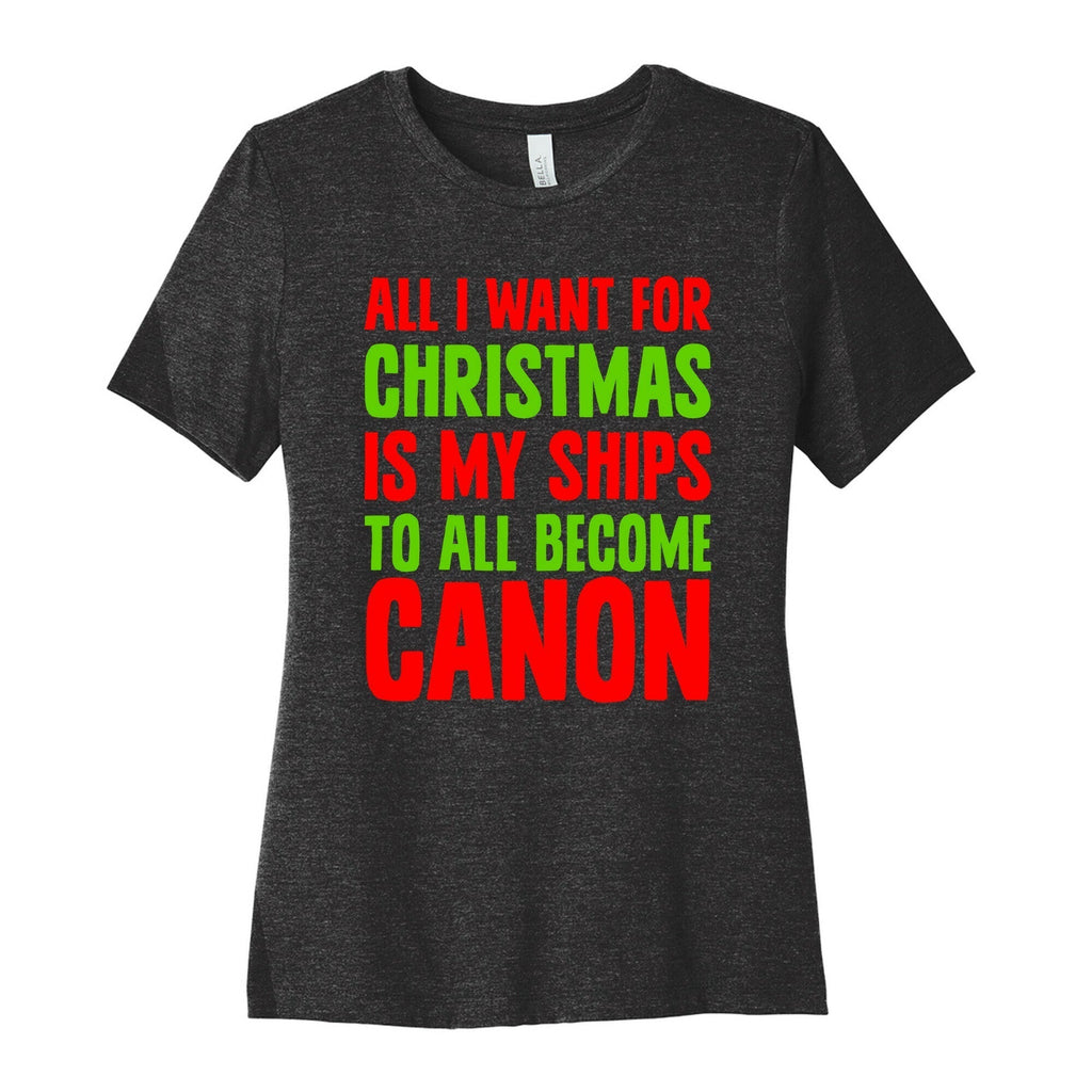 All I Want Is My Ships All Become Canon Cotton T-Shirts, Hoodie, Sweatshirt - T-Shirt, Sweatshirt, Hoodie