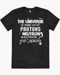 Protons Neutrons Electrons Morons T-Shirt Unisex T-shirt, Sweatshirt, Hoodie, Long Sleeve Tee - T-Shirt, Sweatshirt, Hoodie