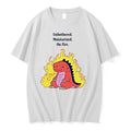 Red Dinosaur Unbothered Moisturized On Fire 0 Tshirts Sweater Unisex T-shirt, Sweatshirt, Hoodie, Long Sleeve Tee - T-Shirt, Sweatshirt, Hoodie