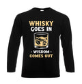 Whiskey Goes In Wisdom Comes Out Whiskey Cool Funny Men's Longsleeve Tee Top Unisex T-shirt, Sweatshirt, Hoodie, Long Sleeve Tee - T-Shirt, Sweatshirt, Hoodie