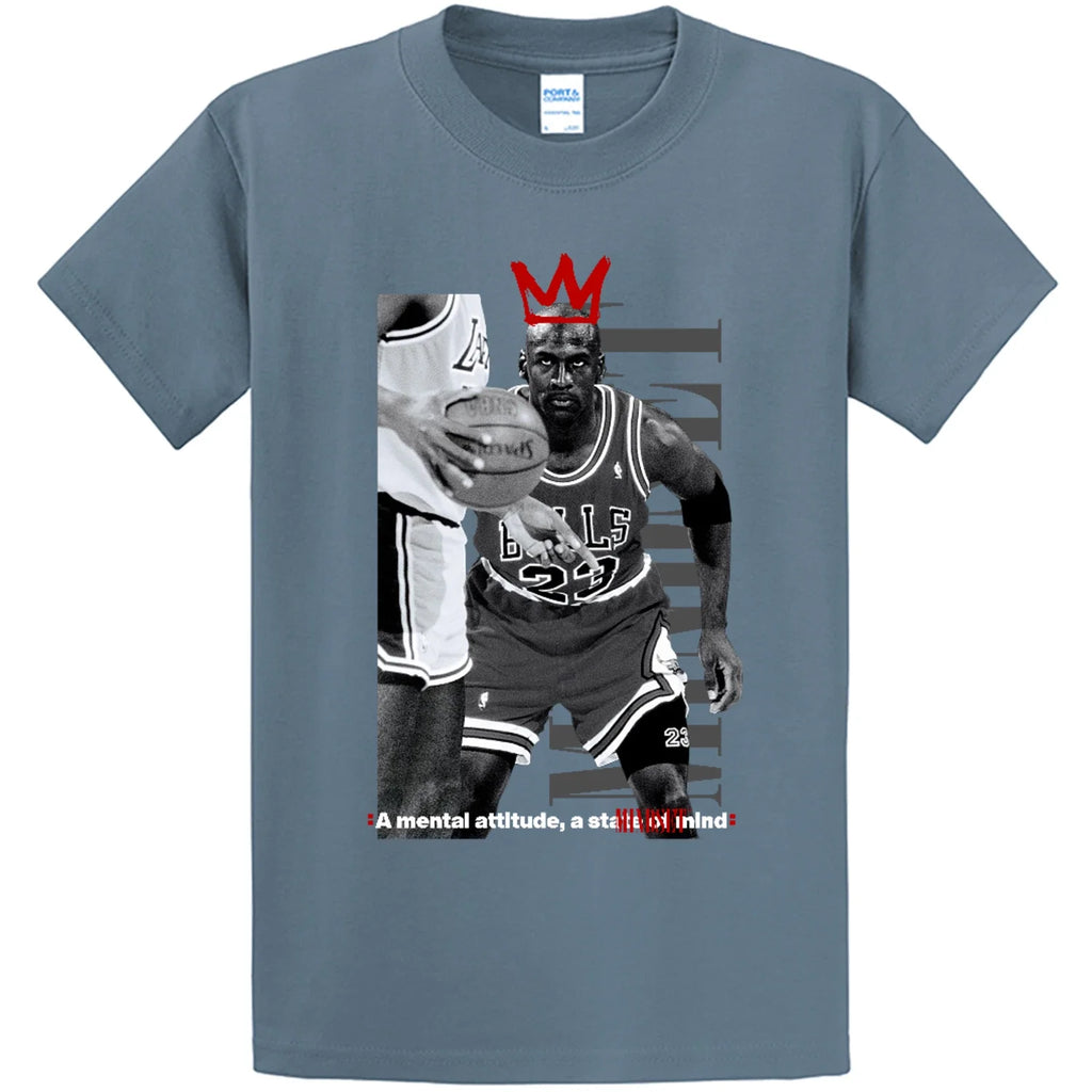 NEW STREETWEAR ON DEMAND 23 MJ MINDSET VOL 2 STEEL BLUE TEE SHIRT S-4XL MADE USA Unisex T-shirt, Sweatshirt, Hoodie, Long Sleeve Tee - T-Shirt, Sweatshirt, Hoodie