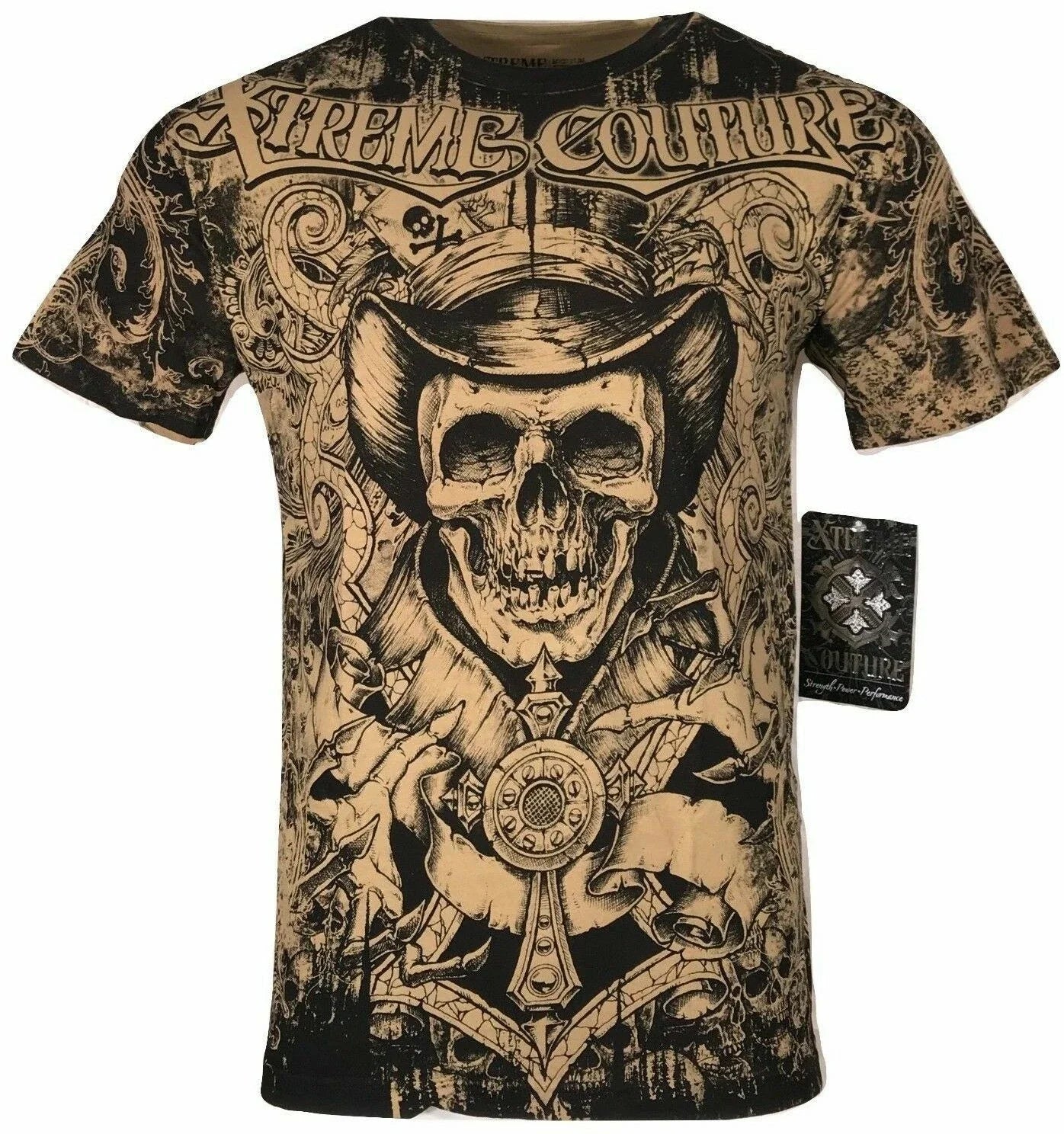 Xtreme Couture Affliction Men's T-Shirt CONJURING Skull Tattoo Biker S-5XL Unisex T-shirt, Sweatshirt, Hoodie, Long Sleeve Tee - T-Shirt, Sweatshirt, Hoodie