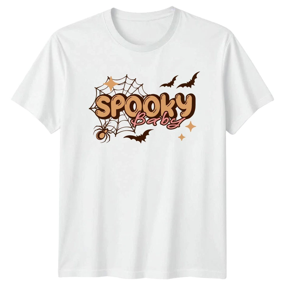 Spooky Baby Womens T-Shirt Cute Retro Halloween Halloween Gift For Her Unisex T-shirt, Sweatshirt, Hoodie, Long Sleeve Tee - T-Shirt, Sweatshirt, Hoodie