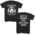 Jaws Quint's Shark Tours Quote Men's T Shirt Swimmin with Bow-Legged Women Amity Unisex T-shirt, Sweatshirt, Hoodie, Long Sleeve Tee - T-Shirt, Sweatshirt, Hoodie