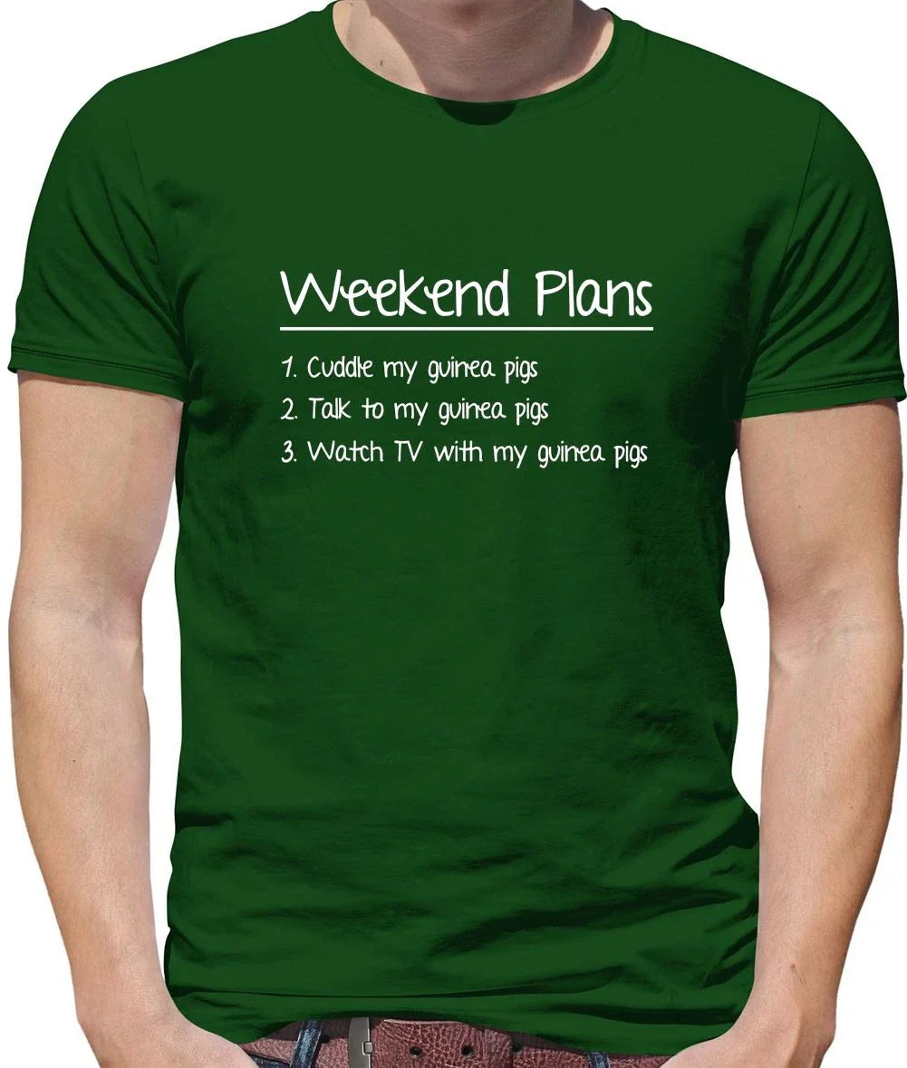 Weekend Plans Guinea Pigs - Mens T-Shirt - Guineas Pig Boars Pet Love Cute Funny Unisex T-shirt, Sweatshirt, Hoodie, Long Sleeve Tee - T-Shirt, Sweatshirt, Hoodie