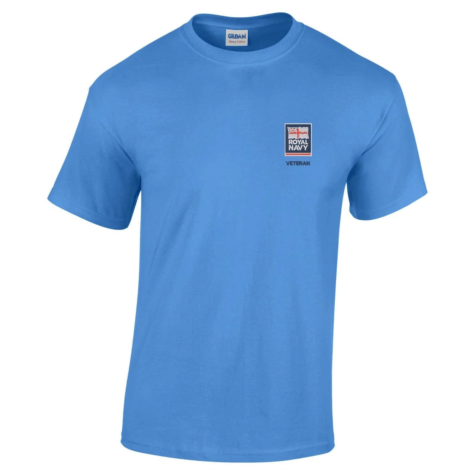 OFFICIAL Royal Navy Armed Forces Veteran Embroidered 100% Cotton T-Shirt Unisex T-shirt, Sweatshirt, Hoodie, Long Sleeve Tee - T-Shirt, Sweatshirt, Hoodie