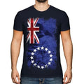 Cook Islands Grunge Flag T-Shirt T-Shirt Top Football Gift Clothes Unisex T-shirt, Sweatshirt, Hoodie, Long Sleeve Tee - T-Shirt, Sweatshirt, Hoodie