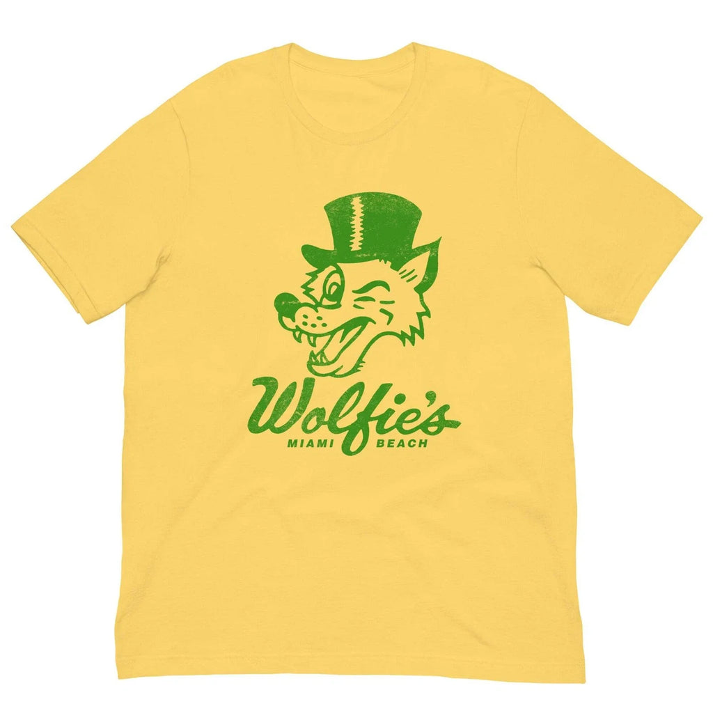 Vintage Retro T Shirt Wolfie's Miami Beach Diner Graphic Tee For Men Women Unisex T-shirt, Sweatshirt, Hoodie, Long Sleeve Tee - T-Shirt, Sweatshirt, Hoodie