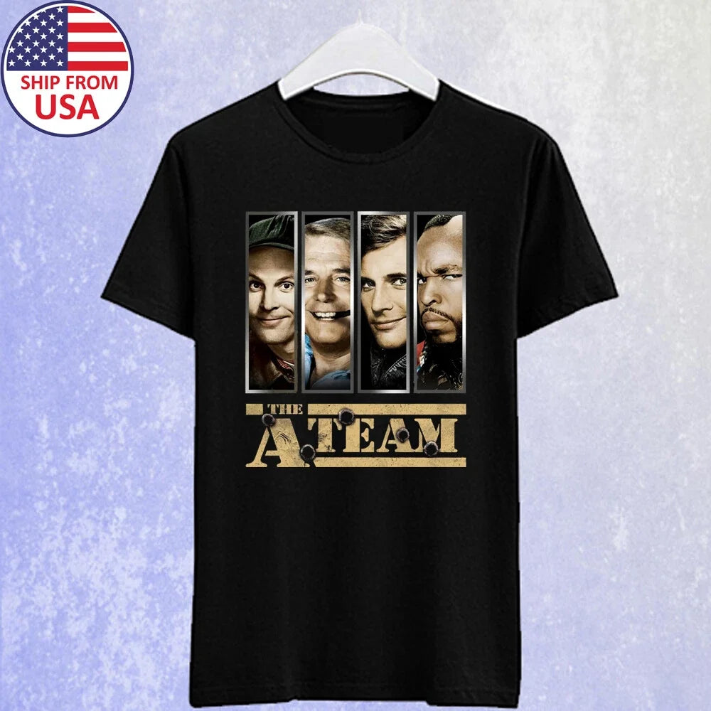 The A Team Movie Men's Black Size S-5XL Unisex T-shirt, Sweatshirt, Hoodie, Long Sleeve Tee - T-Shirt, Sweatshirt, Hoodie