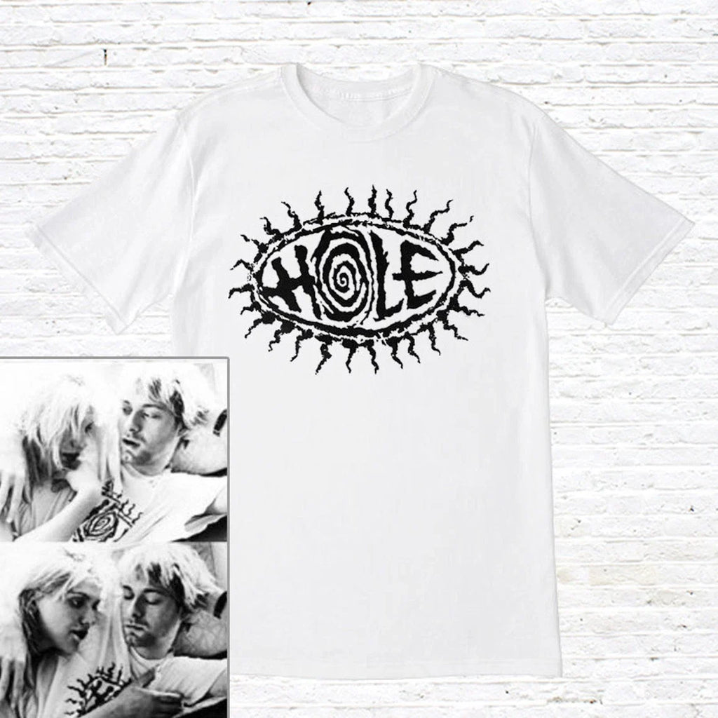 Hole T-Shirt (Worn by Kurt Cobain),  Unisex Tee Unisex T-shirt, Sweatshirt, Hoodie, Long Sleeve Tee - T-Shirt, Sweatshirt, Hoodie