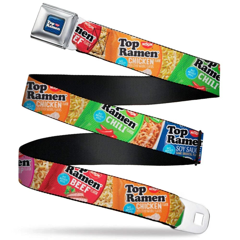 Nissin Foods Belt, Seatbelt Buckle Belt, Top Ramen Vivid Flavor Packages Stac... Unisex T-shirt, Sweatshirt, Hoodie, Long Sleeve Tee - T-Shirt, Sweatshirt, Hoodie