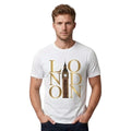 London Big Ben Gold Graphic T-Shirt Men's Urban British City Landmark Tee Unisex T-shirt, Sweatshirt, Hoodie, Long Sleeve Tee - T-Shirt, Sweatshirt, Hoodie