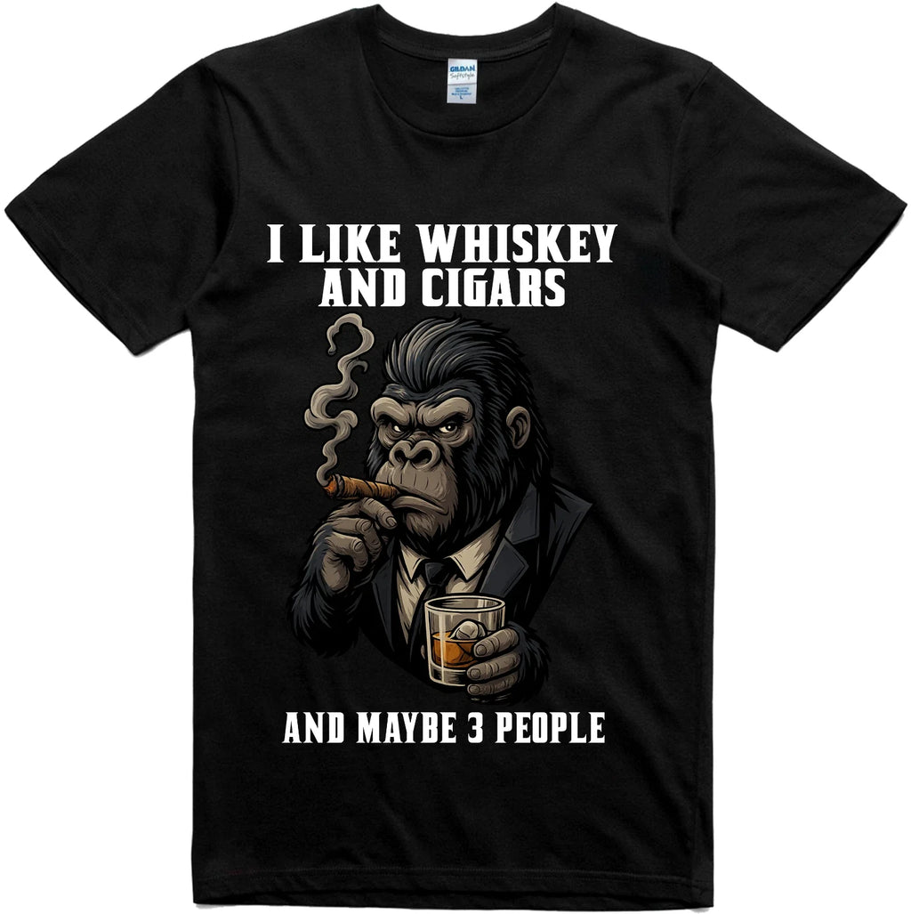 Mens Funny T-Shirt Angry Gorilla Design Regular Fit 100% Cotton Tee Unisex T-shirt, Sweatshirt, Hoodie, Long Sleeve Tee - T-Shirt, Sweatshirt, Hoodie
