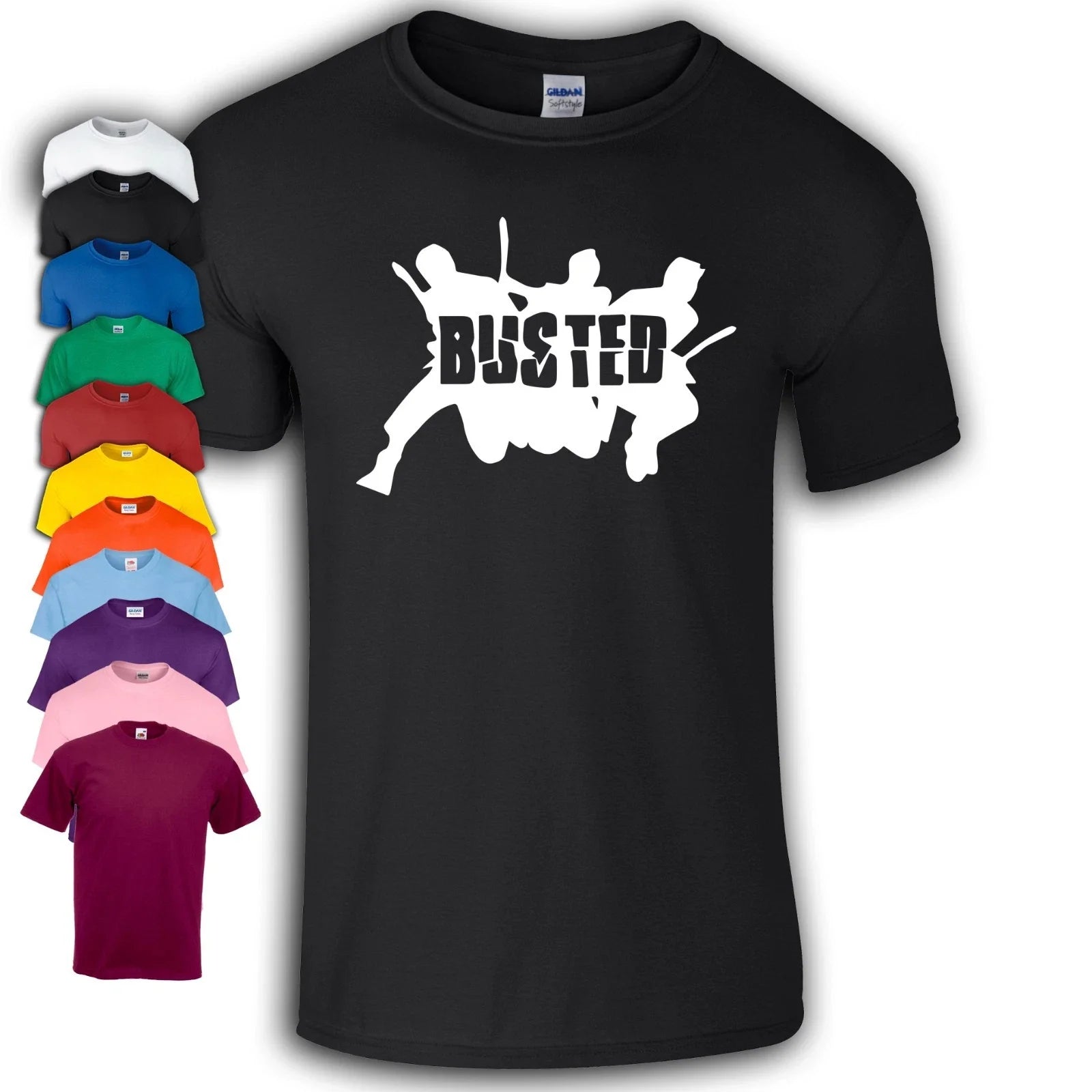 Busted T-Shirt | Mcfly | Pop Punk | Retro Unisex T-shirt, Sweatshirt, Hoodie, Long Sleeve Tee - T-Shirt, Sweatshirt, Hoodie