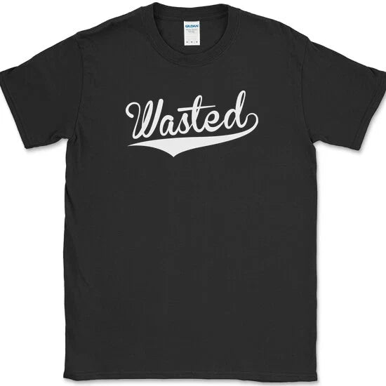 Wasted T-Shirt Funny Drinking Baseball Beer Whiskey Wine Drunk Humor Tee Unisex T-shirt, Sweatshirt, Hoodie, Long Sleeve Tee - T-Shirt, Sweatshirt, Hoodie