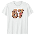 Celebrating My 67th Birthday Cute T-Shirt Teddy Bear Heart Milestone Unisex T-shirt, Sweatshirt, Hoodie, Long Sleeve Tee - T-Shirt, Sweatshirt, Hoodie