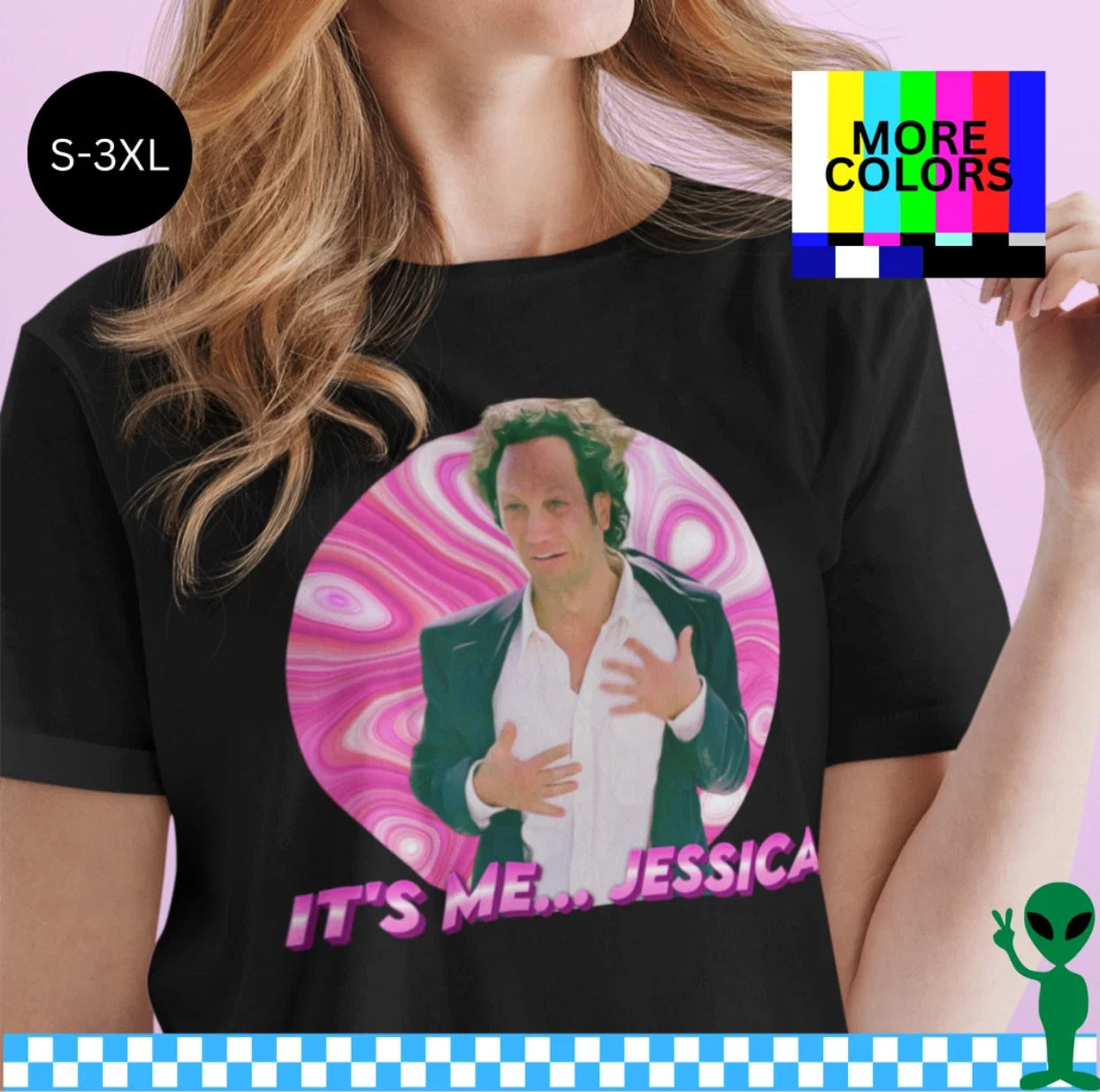 Its Me Jessica Shirt The Hot Chick Movie Tee S-3XL Unisex Short-Sleeve Unisex T-shirt, Sweatshirt, Hoodie, Long Sleeve Tee - T-Shirt, Sweatshirt, Hoodie