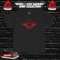 Shirt to match Retro 1 Low Banned OG Matching  Streetwear Black/Red-SNKRHEAD Unisex T-shirt, Sweatshirt, Hoodie, Long Sleeve Tee - T-Shirt, Sweatshirt, Hoodie