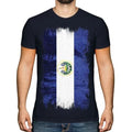 El Salvador Grunge Flag Mens T-Shirt Salvadoran T-Shirt Unisex T-shirt, Sweatshirt, Hoodie, Long Sleeve Tee - T-Shirt, Sweatshirt, Hoodie