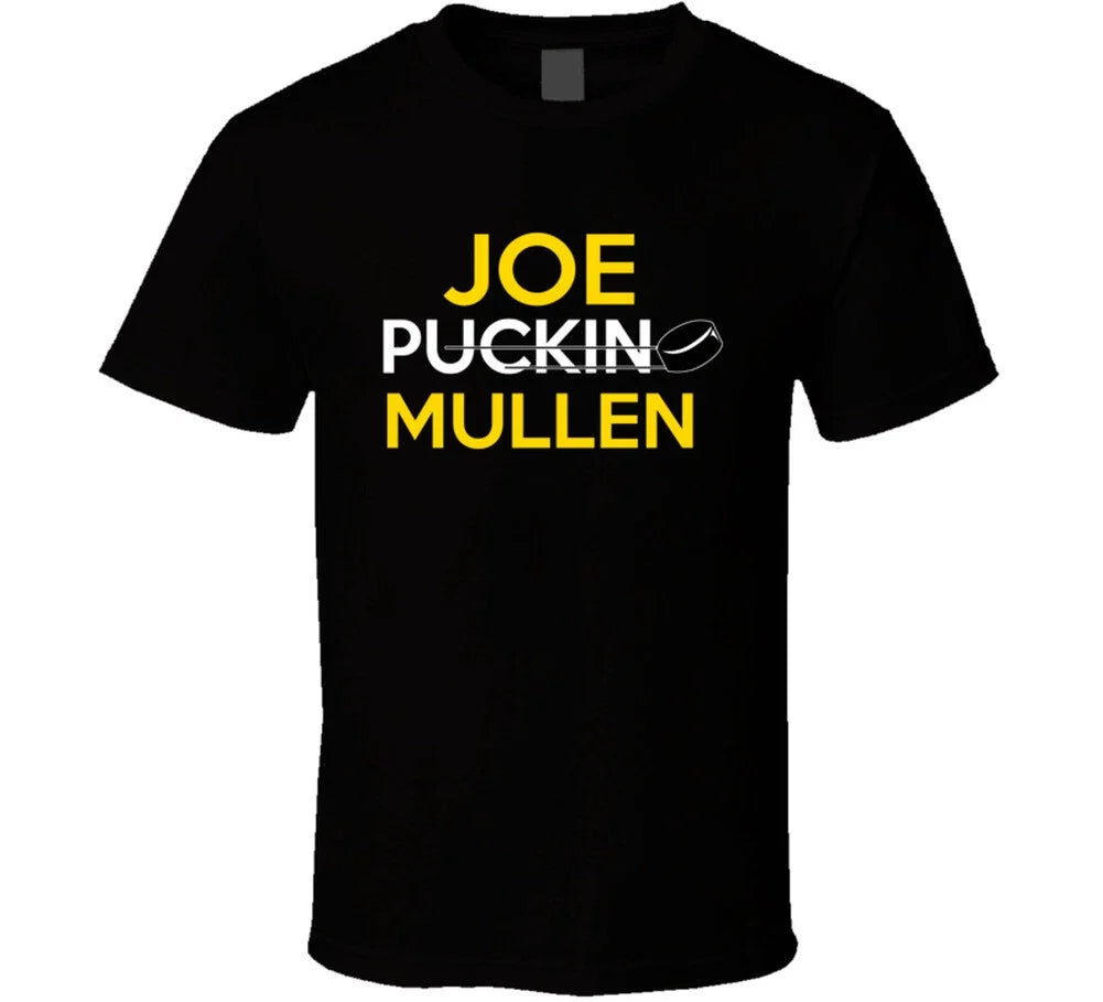 Joe Mullen Boston Puckin Hockey T Shirt Unisex T-shirt, Sweatshirt, Hoodie, Long Sleeve Tee - T-Shirt, Sweatshirt, Hoodie