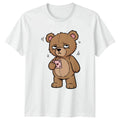 Tired Bear Holding Tiny Heart T-Shirt Valentines Humor Valentines Day Unisex T-shirt, Sweatshirt, Hoodie, Long Sleeve Tee - T-Shirt, Sweatshirt, Hoodie