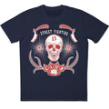 Skull T-Shirt Street Fighting Club 13 Gothic Tattoo Style Vintage Graphic Tee Unisex T-shirt, Sweatshirt, Hoodie, Long Sleeve Tee - T-Shirt, Sweatshirt, Hoodie