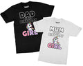 Dad Mum of the Birthday Girl T-shirt Unicorn Family Tee Proud Parents Party Top Unisex T-shirt, Sweatshirt, Hoodie, Long Sleeve Tee - T-Shirt, Sweatshirt, Hoodie